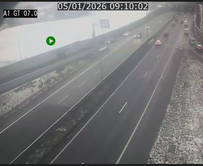 <h2>Traffic live webcam Luxembourg Cents - A1 direction Kirchberg - BK 7</h2>