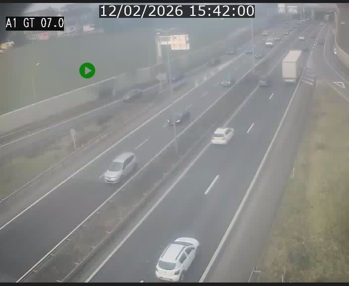 <h2>Traffic live webcam Luxembourg Cents - A1 direction Kirchberg - BK 7</h2>