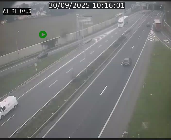 <h2>Traffic live webcam Luxembourg Cents - A1 direction Kirchberg - BK 7</h2>
