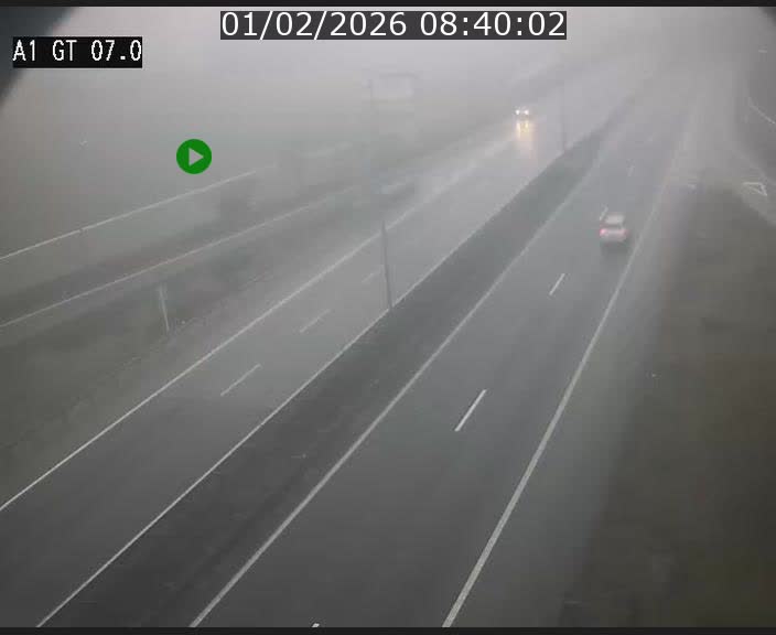 <h2>Traffic live webcam Luxembourg Cents - A1 direction Kirchberg - BK 7</h2>