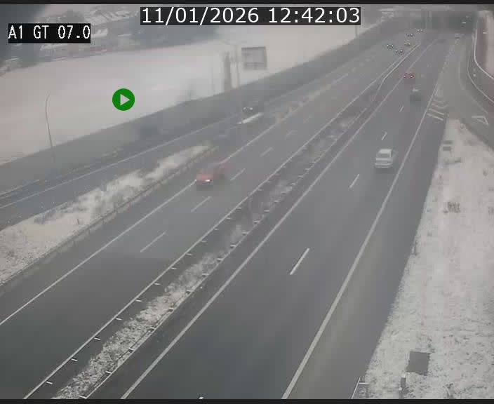 <h2>Traffic live webcam Luxembourg Cents - A1 direction Kirchberg - BK 7</h2>