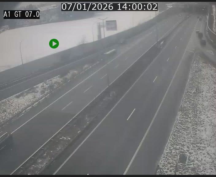 <h2>Traffic live webcam Luxembourg Cents - A1 direction Kirchberg - BK 7</h2>