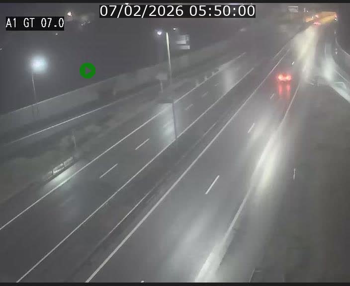 Traffic live webcam Luxembourg Cents - A1 direction Kirchberg - BK 7