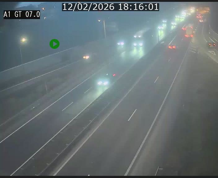 <h2>Traffic live webcam Luxembourg Cents - A1 direction Kirchberg - BK 7</h2>