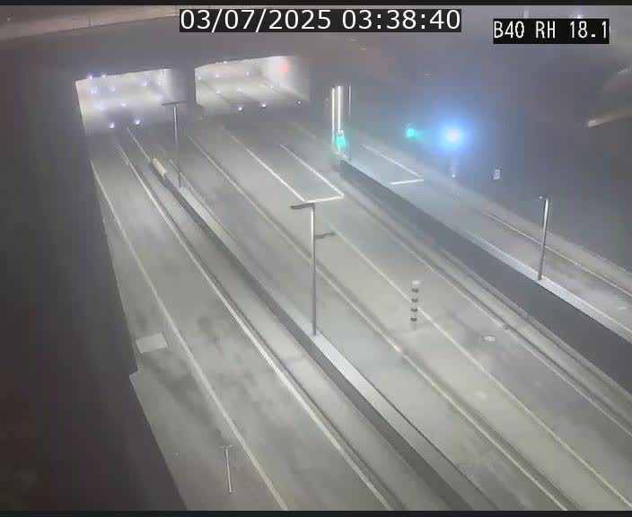 <h2>Webcam sur la route de contournement d'Esch-Belval avant le tunnel Central Gate au niveau de la porte de France et du radar fixe</h2>