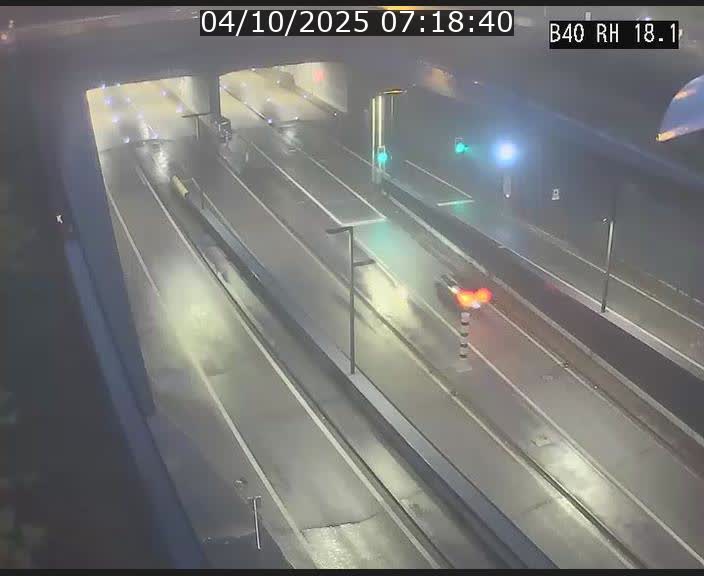<h2>Webcam sur la route de contournement d'Esch-Belval avant le tunnel Central Gate au niveau de la porte de France et du radar fixe</h2>