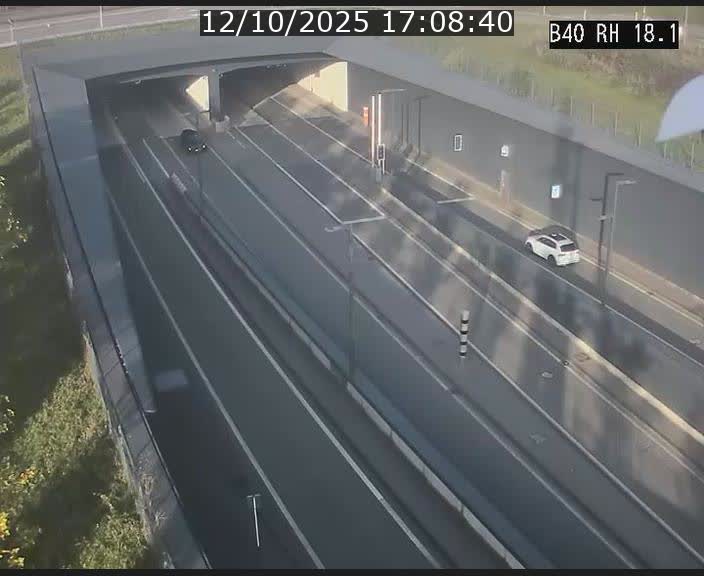 <h2>Webcam sur la route de contournement d'Esch-Belval avant le tunnel Central Gate au niveau de la porte de France et du radar fixe</h2>