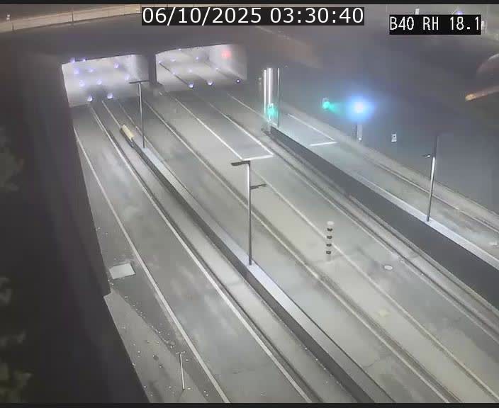 <h2>Webcam sur la route de contournement d'Esch-Belval avant le tunnel Central Gate au niveau de la porte de France et du radar fixe</h2>