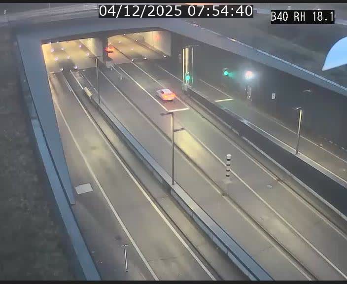 <h2>Webcam sur la route de contournement d'Esch-Belval avant le tunnel Central Gate au niveau de la porte de France et du radar fixe</h2>