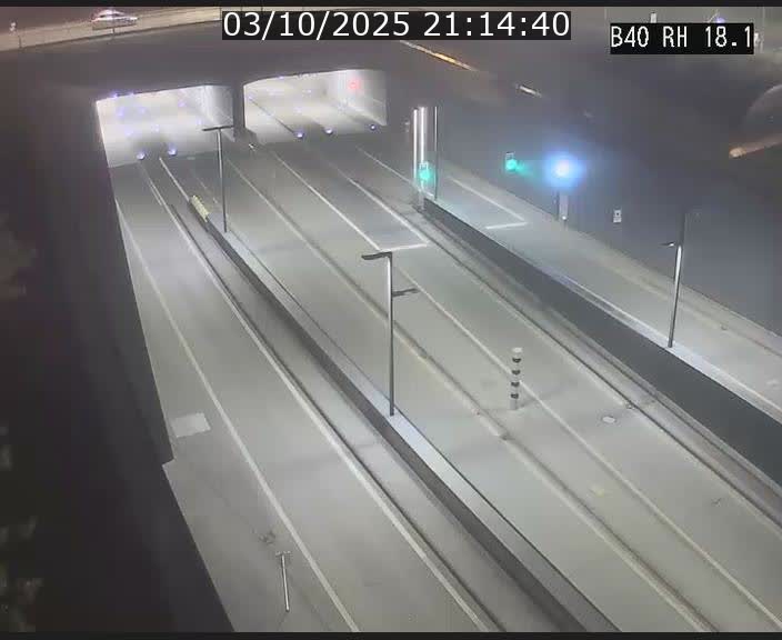 <h2>Webcam sur la route de contournement d'Esch-Belval avant le tunnel Central Gate au niveau de la porte de France et du radar fixe</h2>