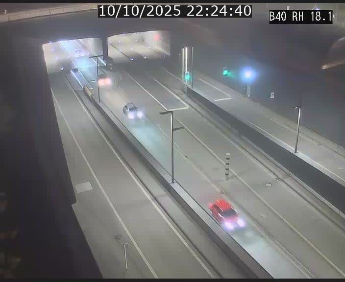 <h2>Webcam sur la route de contournement d'Esch-Belval avant le tunnel Central Gate au niveau de la porte de France et du radar fixe</h2>