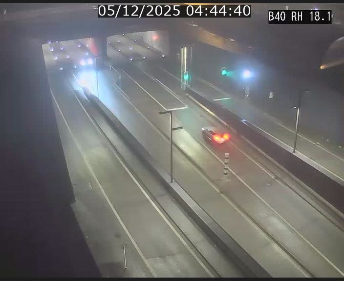 <h2>Webcam sur la route de contournement d'Esch-Belval avant le tunnel Central Gate au niveau de la porte de France et du radar fixe</h2>