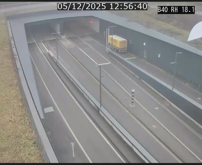 <h2>Webcam sur la route de contournement d'Esch-Belval avant le tunnel Central Gate au niveau de la porte de France et du radar fixe</h2>