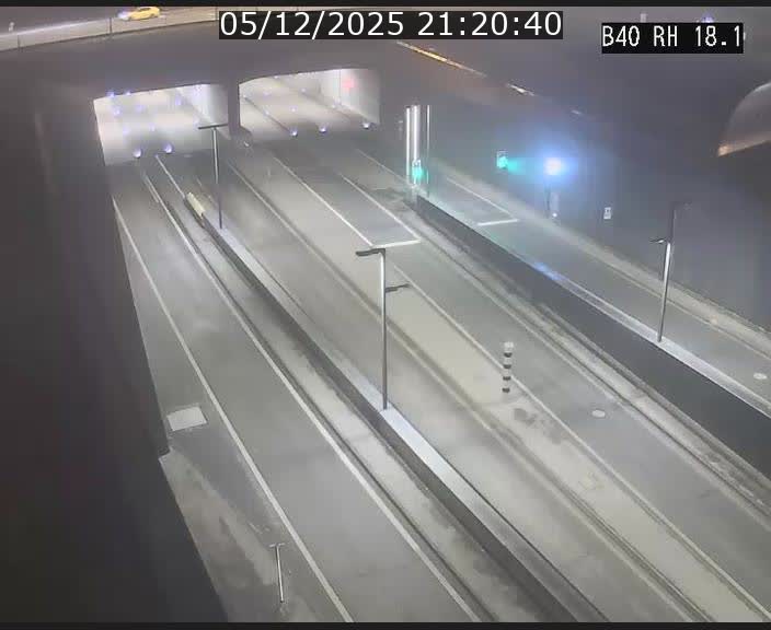 <h2>Webcam sur la route de contournement d'Esch-Belval avant le tunnel Central Gate au niveau de la porte de France et du radar fixe</h2>