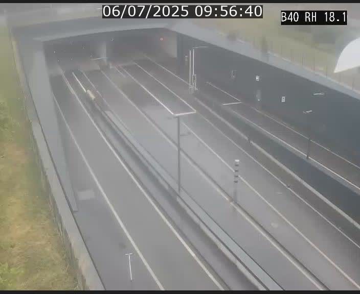<h2>Webcam sur la route de contournement d'Esch-Belval avant le tunnel Central Gate au niveau de la porte de France et du radar fixe</h2>