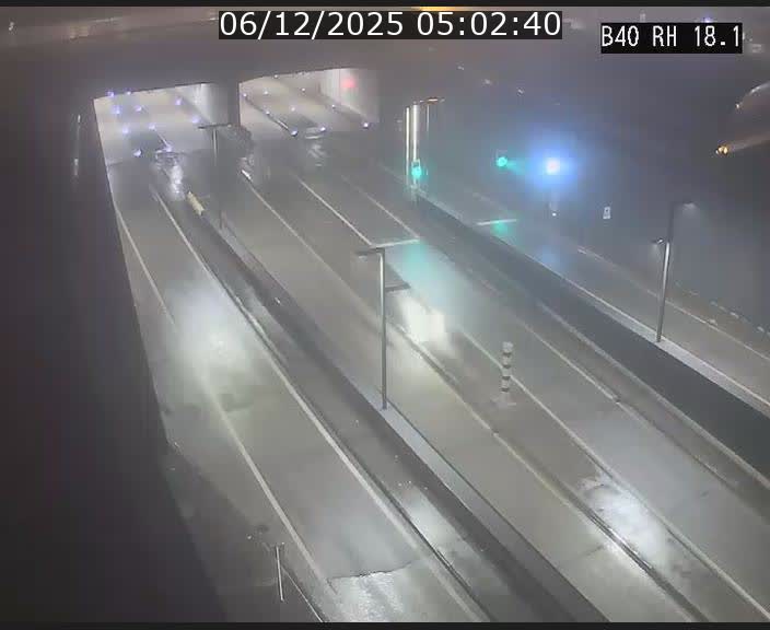 <h2>Webcam sur la route de contournement d'Esch-Belval avant le tunnel Central Gate au niveau de la porte de France et du radar fixe</h2>