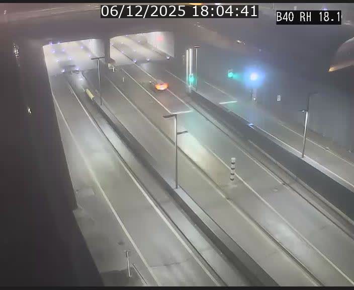 <h2>Webcam sur la route de contournement d'Esch-Belval avant le tunnel Central Gate au niveau de la porte de France et du radar fixe</h2>