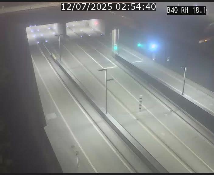 <h2>Webcam sur la route de contournement d'Esch-Belval avant le tunnel Central Gate au niveau de la porte de France et du radar fixe</h2>