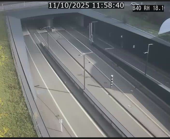 <h2>Webcam sur la route de contournement d'Esch-Belval avant le tunnel Central Gate au niveau de la porte de France et du radar fixe</h2>