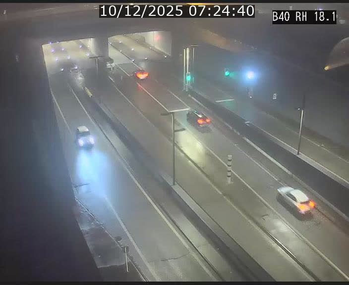 <h2>Webcam sur la route de contournement d'Esch-Belval avant le tunnel Central Gate au niveau de la porte de France et du radar fixe</h2>
