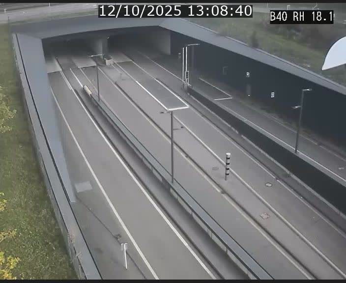<h2>Webcam sur la route de contournement d'Esch-Belval avant le tunnel Central Gate au niveau de la porte de France et du radar fixe</h2>