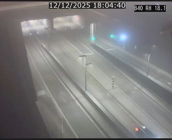 <h2>Webcam sur la route de contournement d'Esch-Belval avant le tunnel Central Gate au niveau de la porte de France et du radar fixe</h2>