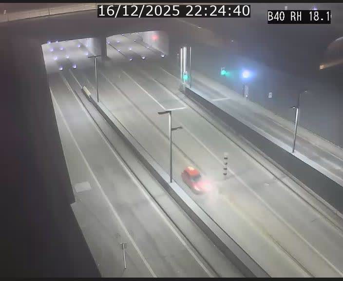 <h2>Webcam sur la route de contournement d'Esch-Belval avant le tunnel Central Gate au niveau de la porte de France et du radar fixe</h2>