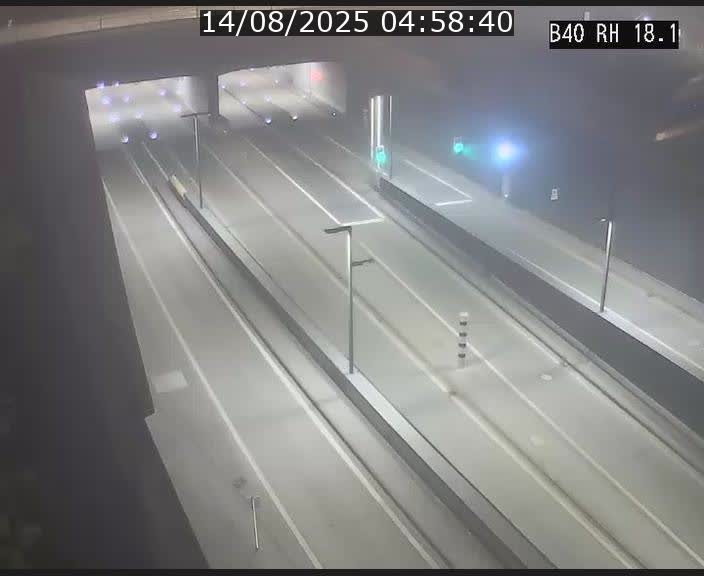 <h2>Webcam sur la route de contournement d'Esch-Belval avant le tunnel Central Gate au niveau de la porte de France et du radar fixe</h2>