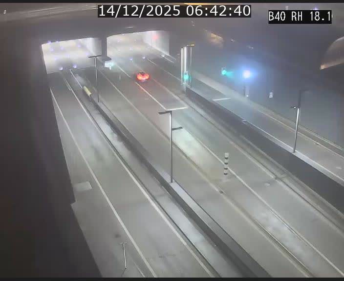 <h2>Webcam sur la route de contournement d'Esch-Belval avant le tunnel Central Gate au niveau de la porte de France et du radar fixe</h2>