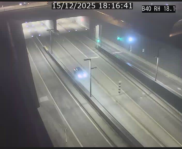<h2>Webcam sur la route de contournement d'Esch-Belval avant le tunnel Central Gate au niveau de la porte de France et du radar fixe</h2>