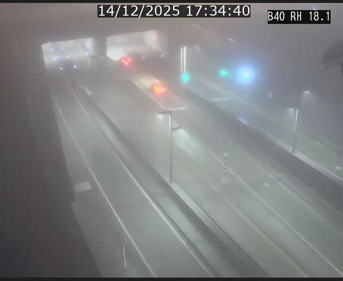 <h2>Webcam sur la route de contournement d'Esch-Belval avant le tunnel Central Gate au niveau de la porte de France et du radar fixe</h2>