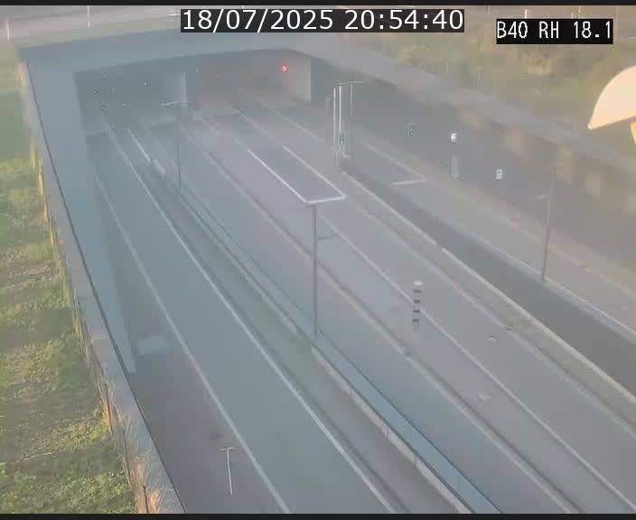 <h2>Webcam sur la route de contournement d'Esch-Belval avant le tunnel Central Gate au niveau de la porte de France et du radar fixe</h2>