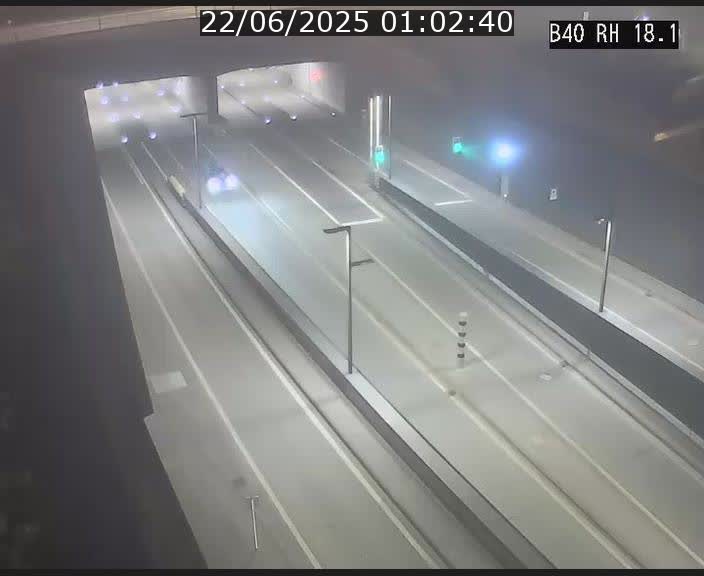 <h2>Webcam sur la route de contournement d'Esch-Belval avant le tunnel Central Gate au niveau de la porte de France et du radar fixe</h2>