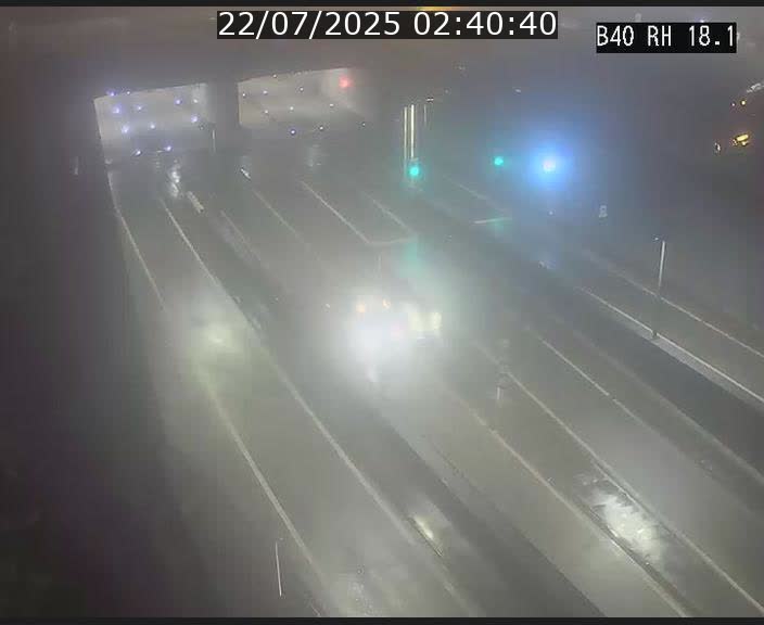 <h2>Webcam sur la route de contournement d'Esch-Belval avant le tunnel Central Gate au niveau de la porte de France et du radar fixe</h2>