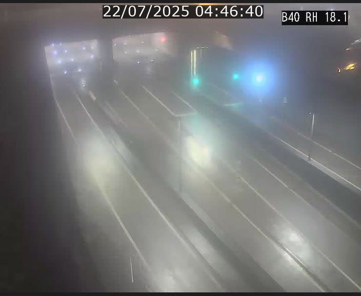 <h2>Webcam sur la route de contournement d'Esch-Belval avant le tunnel Central Gate au niveau de la porte de France et du radar fixe</h2>