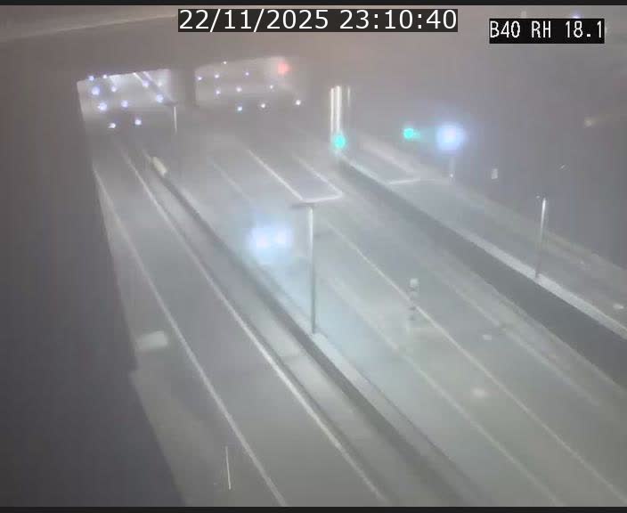 <h2>Webcam sur la route de contournement d'Esch-Belval avant le tunnel Central Gate au niveau de la porte de France et du radar fixe</h2>