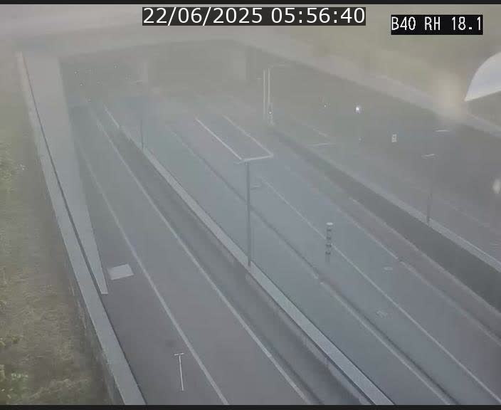 <h2>Webcam sur la route de contournement d'Esch-Belval avant le tunnel Central Gate au niveau de la porte de France et du radar fixe</h2>