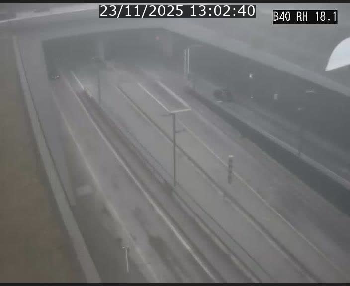 <h2>Webcam sur la route de contournement d'Esch-Belval avant le tunnel Central Gate au niveau de la porte de France et du radar fixe</h2>