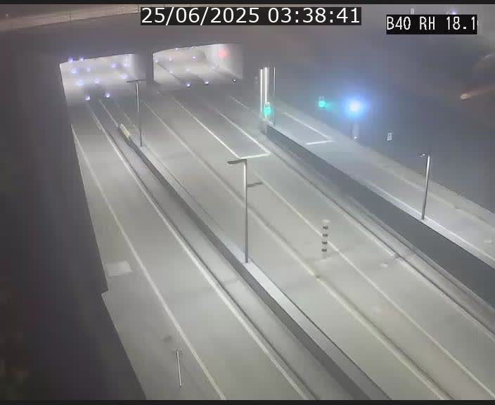 <h2>Webcam sur la route de contournement d'Esch-Belval avant le tunnel Central Gate au niveau de la porte de France et du radar fixe</h2>