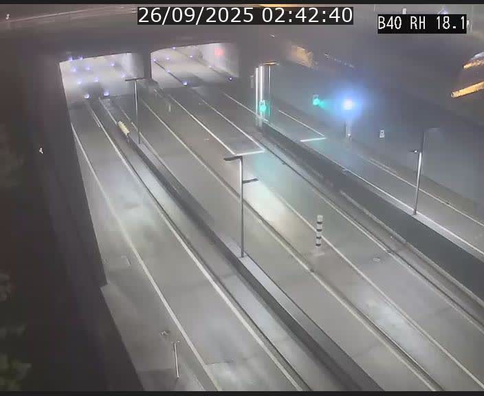 <h2>Webcam sur la route de contournement d'Esch-Belval avant le tunnel Central Gate au niveau de la porte de France et du radar fixe</h2>