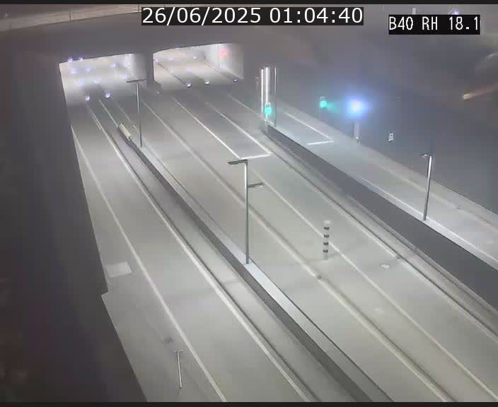<h2>Webcam sur la route de contournement d'Esch-Belval avant le tunnel Central Gate au niveau de la porte de France et du radar fixe</h2>