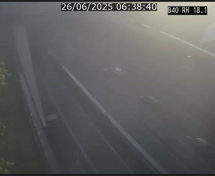 <h2>Webcam sur la route de contournement d'Esch-Belval avant le tunnel Central Gate au niveau de la porte de France et du radar fixe</h2>