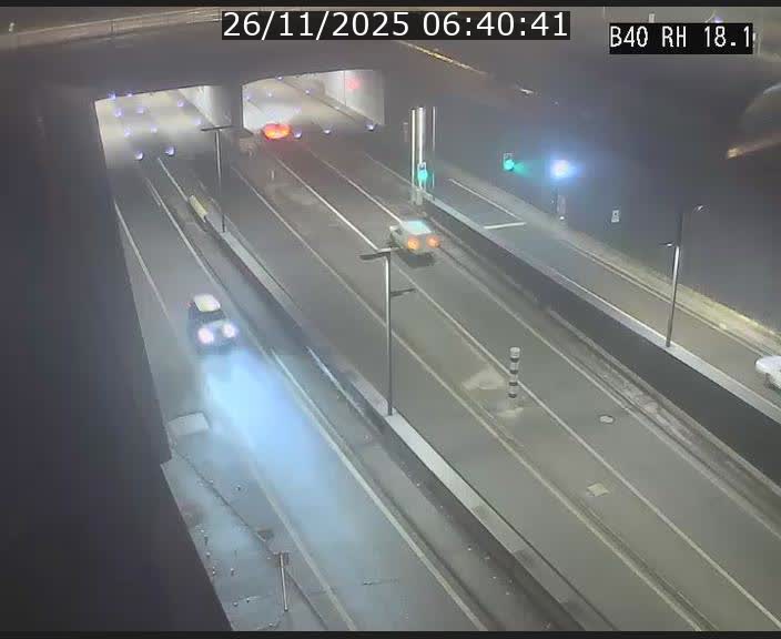 <h2>Webcam sur la route de contournement d'Esch-Belval avant le tunnel Central Gate au niveau de la porte de France et du radar fixe</h2>