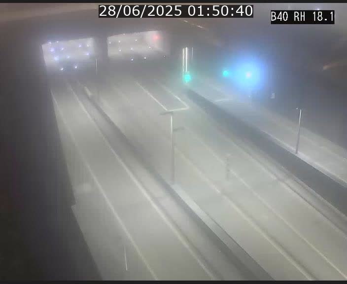 <h2>Webcam sur la route de contournement d'Esch-Belval avant le tunnel Central Gate au niveau de la porte de France et du radar fixe</h2>