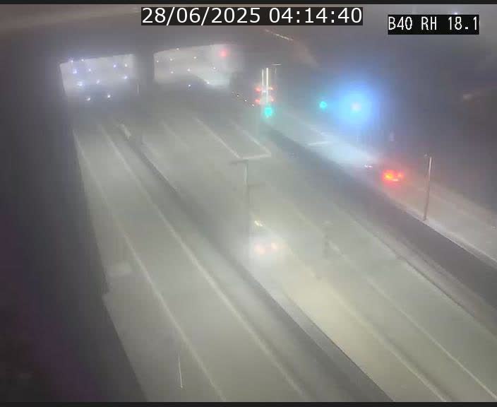 <h2>Webcam sur la route de contournement d'Esch-Belval avant le tunnel Central Gate au niveau de la porte de France et du radar fixe</h2>
