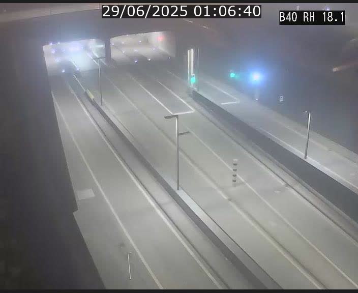 <h2>Webcam sur la route de contournement d'Esch-Belval avant le tunnel Central Gate au niveau de la porte de France et du radar fixe</h2>
