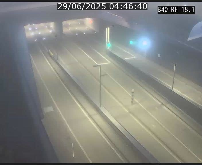 <h2>Webcam sur la route de contournement d'Esch-Belval avant le tunnel Central Gate au niveau de la porte de France et du radar fixe</h2>