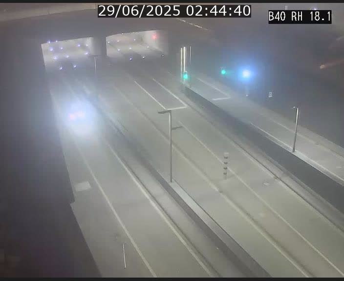 <h2>Webcam sur la route de contournement d'Esch-Belval avant le tunnel Central Gate au niveau de la porte de France et du radar fixe</h2>