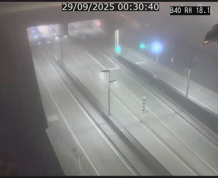 <h2>Webcam sur la route de contournement d'Esch-Belval avant le tunnel Central Gate au niveau de la porte de France et du radar fixe</h2>