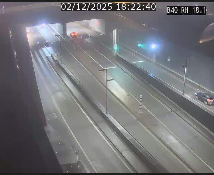 <h2>Webcam sur la route de contournement d'Esch-Belval avant le tunnel Central Gate au niveau de la porte de France et du radar fixe</h2>
